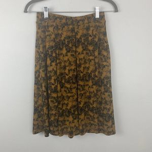 LuLaRoe skirt size XS color orange black